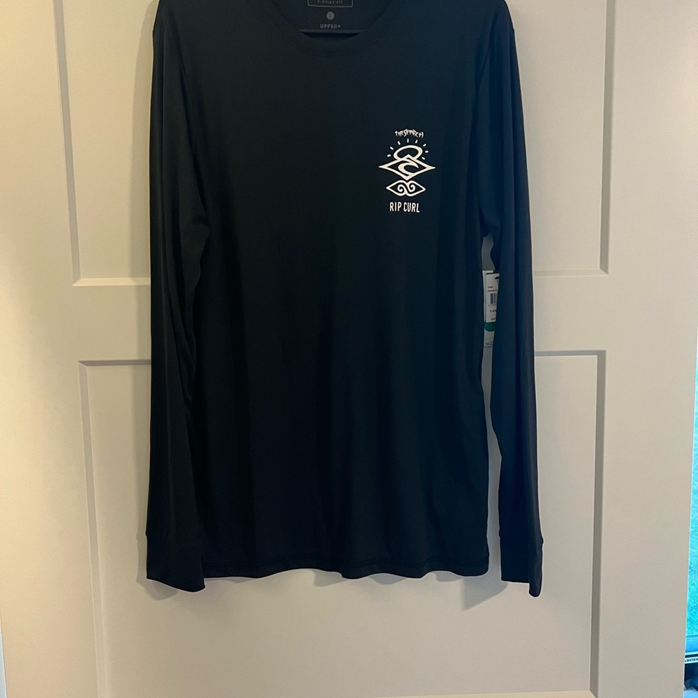 Rip Curl Men's Black Graphic Long Sleeve Tee